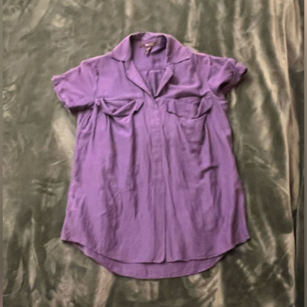 BCBG lightweight long cotton shirt size XXS